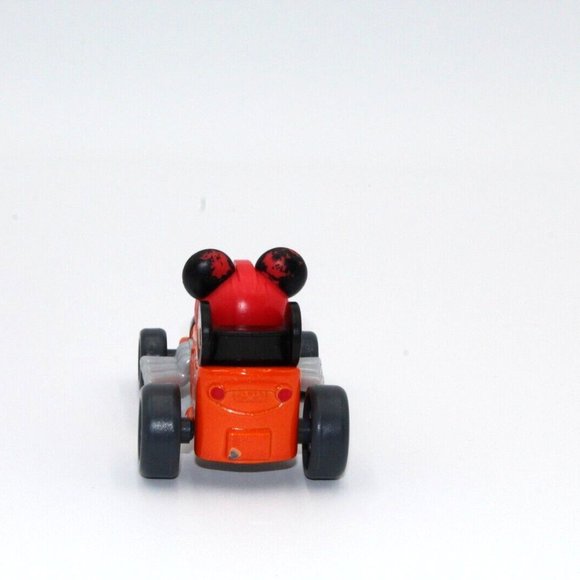 Disney Halloween Diecast Race Car Mickey Roadster Racer Mattel Orange Pumpkin 28 - Picture 3 of 7